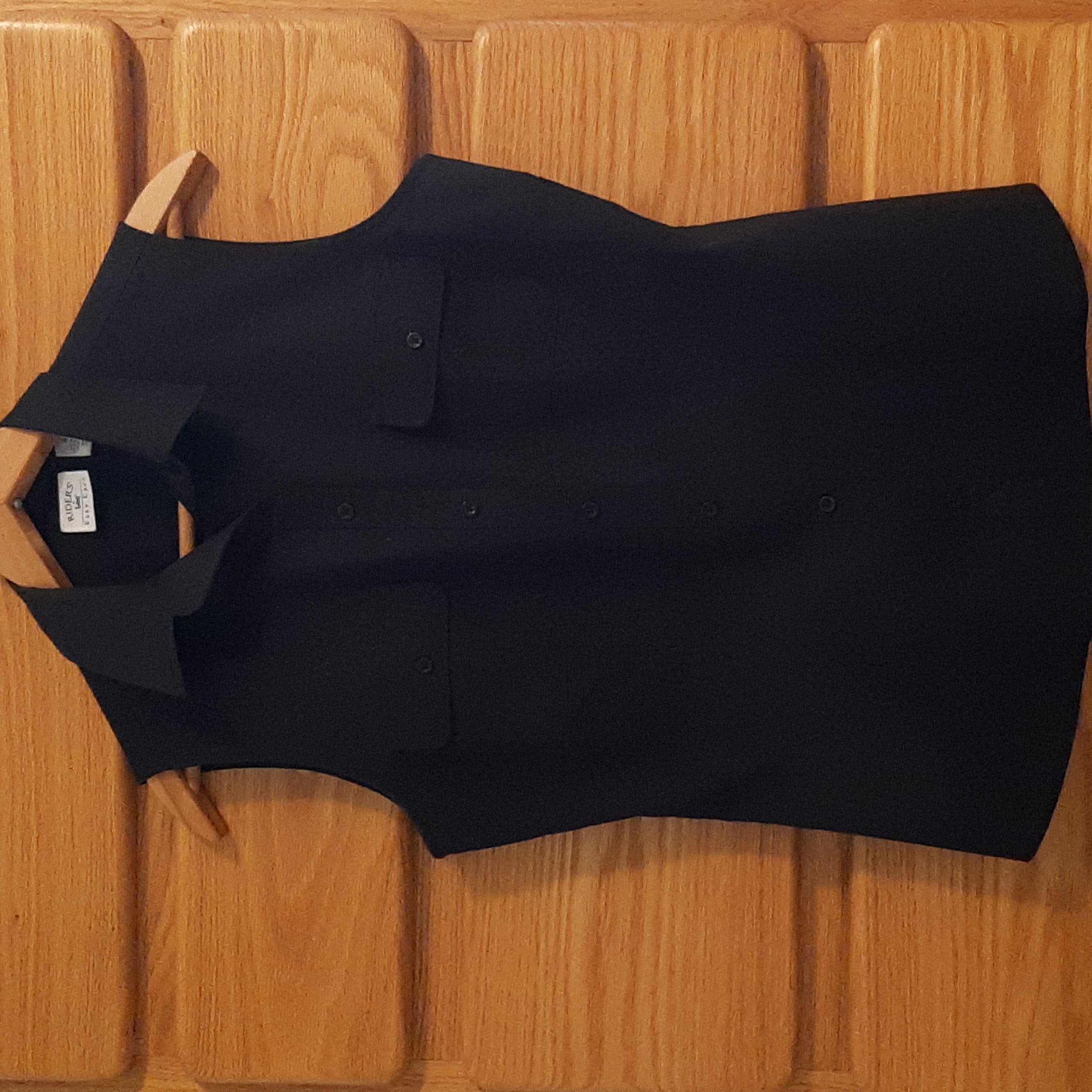 Button Front Sleeveless Shell